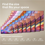 Hisense 43E7S téléviseur Hi-QLED 43" Ultra HD QLED Noir