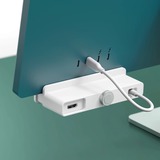 Hyper Hub USB-C HyperDrive 6-en-1 pour iMac 24″. Blanc