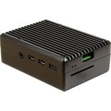 Inter-Tech 88887359 accessoire pour carte de développent Emplacement Noir, boîtier Noir | Emplacement | Raspberry Pi | Raspberry Pi | Noir | Aluminium | 90 mm