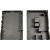 Inter-Tech 88887359 accessoire pour carte de développent Emplacement Noir, boîtier Noir | Emplacement | Raspberry Pi | Raspberry Pi | Noir | Aluminium | 90 mm