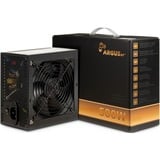 Inter-Tech ArgusNT BPS-500 unité d'alimentation d'énergie 20+4 pin ATX ATX Noir alimentation  500 watt Noir, 2x PCIe, 500 W, 100 - 240 V, 47 - 63 Hz, 7/3.5 A, 100 W, 420 W