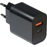 Inter-Tech Chargeur PD-2120, chargeur USB-C + USB-A Noir