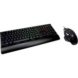 Inter-Tech KC-3000 set de bureau Noir, Layout DE (QWERTZ), 100%