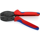 KNIPEX KNIPEX PreciForce® 97 52 36, Pince à sertir Rouge/Bleu, avec gaines bi-matière, brunie