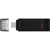 Kingston DataTraveler 70 256 Go, Clé USB Noir, DT70/256GB, USB-C 3.2 Gen 1