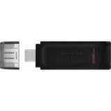 Kingston DataTraveler 70 256 Go, Clé USB Noir, DT70/256GB, USB-C 3.2 Gen 1