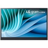 LG 16MR70 écran plat de PC 40,6 cm (16") 2560 x 1600 pixels WQXGA Argent Moniteur Argent/noir, 2x USB-C, 40,6 cm (16"), 2560 x 1600 pixels, WQXGA, Argent