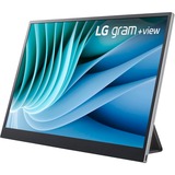 LG 16MR70 écran plat de PC 40,6 cm (16") 2560 x 1600 pixels WQXGA Argent Moniteur Argent/noir, 2x USB-C, 40,6 cm (16"), 2560 x 1600 pixels, WQXGA, Argent