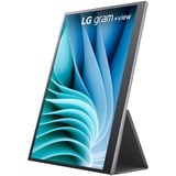 LG 16MR70 écran plat de PC 40,6 cm (16") 2560 x 1600 pixels WQXGA Argent Moniteur Argent/noir, 2x USB-C, 40,6 cm (16"), 2560 x 1600 pixels, WQXGA, Argent
