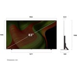 LG  83" Ultra HD TV OLED Noir