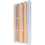 Lian Li B4-mATX Vertical AeroDeck, boîtier pc Blanc/bois