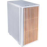 Lian Li B4-mATX Vertical AeroDeck, boîtier pc Blanc/bois