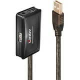 Lindy 42635 hub & concentrateur USB 2.0 480 Mbit/s Gris, Hub USB USB 2.0, USB 2.0, 480 Mbit/s, Gris, 28/24, 10 m