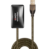 Lindy 42635 hub & concentrateur USB 2.0 480 Mbit/s Gris, Hub USB USB 2.0, USB 2.0, 480 Mbit/s, Gris, 28/24, 10 m