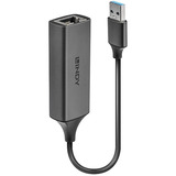 Lindy Convertisseur Ethernet Gigabit USB 3.0, Carte réseau Argent