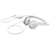 Logitech H390 casque on-ear Blanc