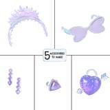 MGA Entertainment Rainbow High Creative Crystals - Violet, Poupée 