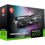 MSI GeForce RTX 4070 Ti GAMING X SLIM 12G, Carte graphique 1x HDMI, 3x DisplayPort, DLSS 3