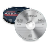 MediaRange MR235 CD vierge CD-RW 700 Mo 10 pièce(s) 12x, CD-RW, 700 Mo, Boîte à gâteaux, 10 pièce(s)