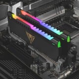 Patriot Viper Steel PVSR416G360C0K module de mémoire 16 Go 2 x 8 Go DDR4 3600 MHz ECC, Mémoire vive Noir, 16 Go, 2 x 8 Go, DDR4, 3600 MHz, 288-pin DIMM