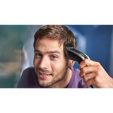 Philips 5000 series Tondeuse à cheveux lavable, technologie Trim-n-Flow PRO Argent/Noir, technologie Trim-n-Flow PRO, Noir, Argent, 0,5 mm, 2,8 cm, 4,1 cm, Acier inoxydable, Batterie