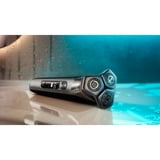 Philips SHAVER Series 9000 S9974/55 Rasoir électrique 100 % étanche avec SkinIQ Gris quartz, Rasoir rotatif, Chrome, Dual SteelPrecision blades, GroomTribe, SH91, 2 année(s)