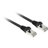 Sharkoon Câble de raccordement RJ-45 S/FTP Cat.7 Noir, 1 mètre, Câble brut