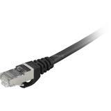 Sharkoon Câble de raccordement RJ-45 S/FTP Cat.7 Noir, 1 mètre, Câble brut