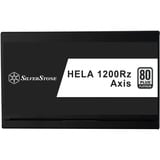 SilverStone HELA 1200Rz Axis alimentation modulaire 1200 watt Noir, 2x 12V-2x6, 5x PCIe