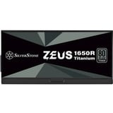 SilverStone ZEUS 1650R Titanium alimentation modulaire 1650 watt Noir, 3x 12V-2x6, 12x PCIe