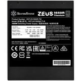 SilverStone ZEUS 1650R Titanium alimentation modulaire 1650 watt Noir, 3x 12V-2x6, 12x PCIe