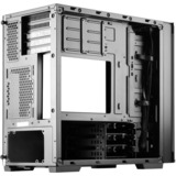 SilverStone  boîtier mini tower Noir | 2x USB-A | 1x USB-C | Verre Trempé