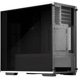 SilverStone  boîtier mini tower Noir | 2x USB-A | 1x USB-C | Verre Trempé