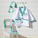 Spin Master PACK DOCTEUR COSTUME + ACCESSOIRES, Jeu de rôle Déguisement, Enfant, Unisexe, Uniforme, Médecin, Vert, Blanc