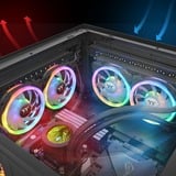 Thermaltake SWAFAN 12 RGB 120x120x25, Ventilateur de boîtier Noir