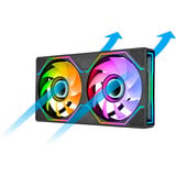 Thermaltake SWAFAN UNIFY 240 ventilateur de boîtier RGB  Noir, 244 x 124 x 28 mm, PWM