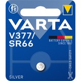 VARTA -V377 Piles domestiques, Batterie Batterie à usage unique, SR66, Argent-Oxide (S), 1,55 V, 1 pièce(s), 27 mAh