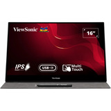 ViewSonic  15.6" Moniteur  Argent/Noir