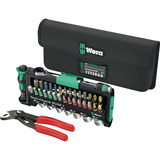 Wera Tool-Check Combi 1, avec KNIPEX Cobra, Set d'embouts de vissage Noir/Vert