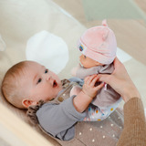 ZAPF Creation BABY born for babies Sweetie Mauve 30cm, Poupée Gris, Poupée, Genre neutre, 0 an(s), Garçon/Fille, 300 mm, Multicolore