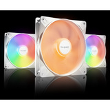 be quiet! Light Wings LX PWM 140mm Inversé ventilateurs de boîtier RGB  Blanc, 3 pièces, 140 x 140 x 25 mm