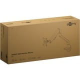 goobay Support moniteur simple avec ressort à gaz, Support de moniteur Noir