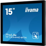 iiyama ProLite TF1534MC-B7X 15" Moniteur tactile  Noir, 38,1 cm (15"), 1024 x 768 pixels, XGA, LED, 8 ms, Noir