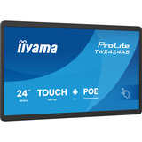 iiyama ProLite TW2424AS-B3P, Affichage public Noir (Mat), Écran plat interactif, 60,5 cm (23.8"), 1920 x 1080 pixels, Wifi, 24/7