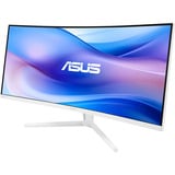ASUS VU34WCIP-W écran plat de PC 86,4 cm (34") 3440 x 1440 pixels Wide Quad HD Blanc Moniteur UltraWide incurvé Blanc, 1x DisplayPort, 1x HDMI, 1x USB-C, 4x USB-A, 86,4 cm (34"), 3440 x 1440 pixels, Wide Quad HD, 1 ms, Blanc