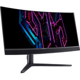 Acer 34" Moniteur UltraWide gaming incurvé Noir, 2x DisplayPort, 2x HDMI, 1x USB-C, 2x USB-A, 360 Hz