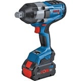 Bosch GDS 18V-1050 H Professional 1750 tr/min Noir, Bleu, Visseuse à choc Bleu/Noir, Visseuse à percussion, Poignée de pistolet, 3/4", Noir, Bleu, Crochet, 1750 tr/min
