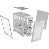 Corsair 3000D RGB AIRFLOW boîtier midi tower Blanc | 2x USB-A | RGB | Verre Trempé