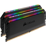 Corsair Dominator CMT64GX4M2E3200C16 module de mémoire 64 Go 2 x 32 Go DDR4 3200 MHz, Mémoire vive Noir, 64 Go, 2 x 32 Go, DDR4, 3200 MHz, 288-pin DIMM