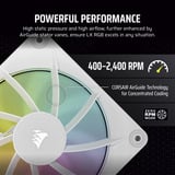 Corsair iCUE LINK LX120 RGB Reconditionné ventilateurs de boîtier Blanc, 3 pièces, 120 x 120 x 25 mm, PWM